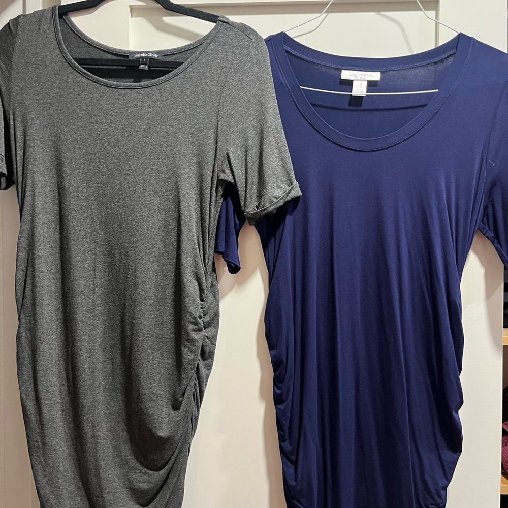 Maternity dresses size M. Isabella Oliver and Motherhood Maternity.